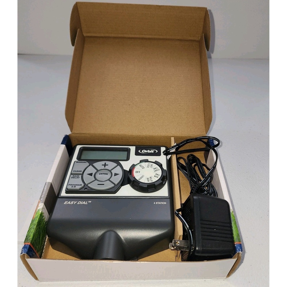 Orbit Easy Dial Sprinkler Timer 4 Station In Box. Works - Picture 2 of 9